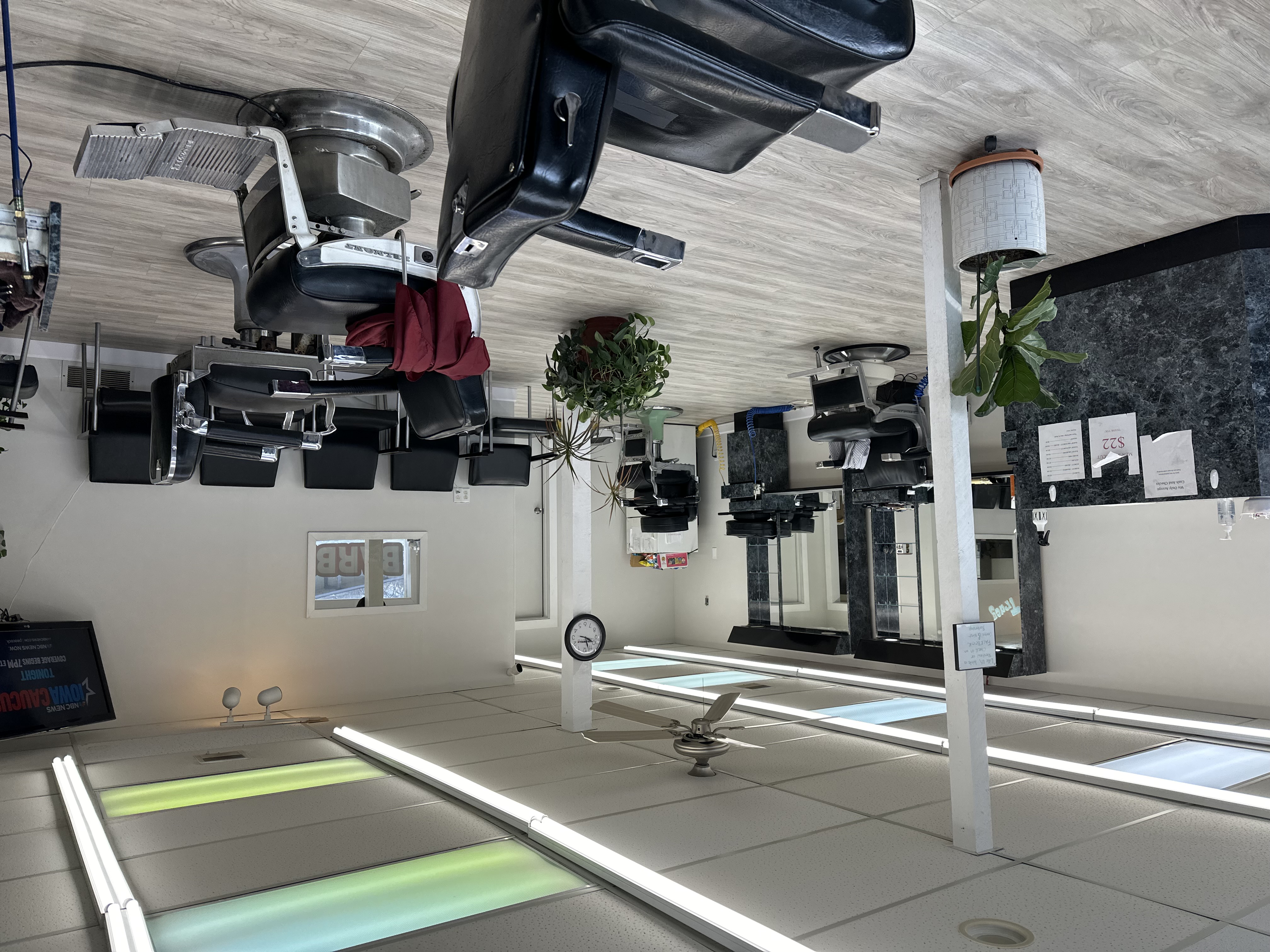 Inside of Barber Shop